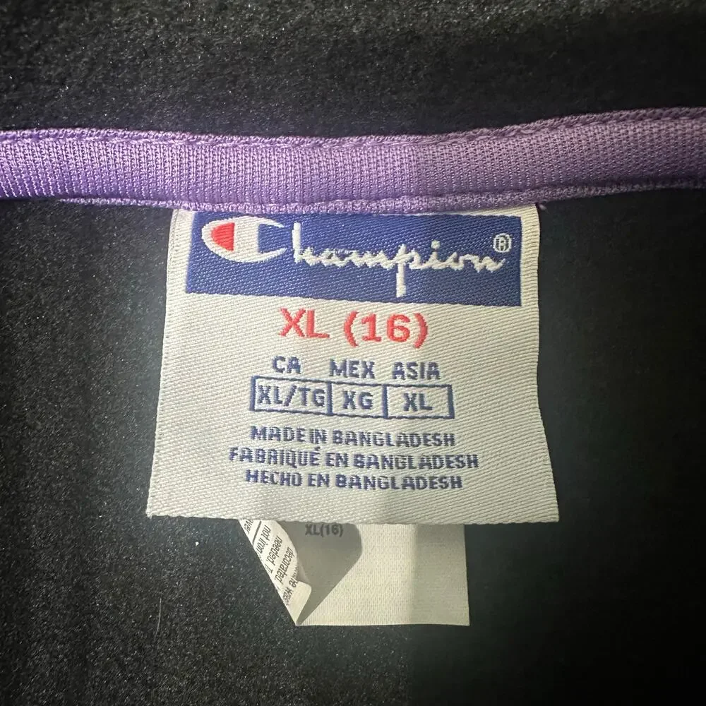 NWT Champion Girls Fleece Zip Up Jacket Size XL 16 Warm Athletic - Picture 2 of 4